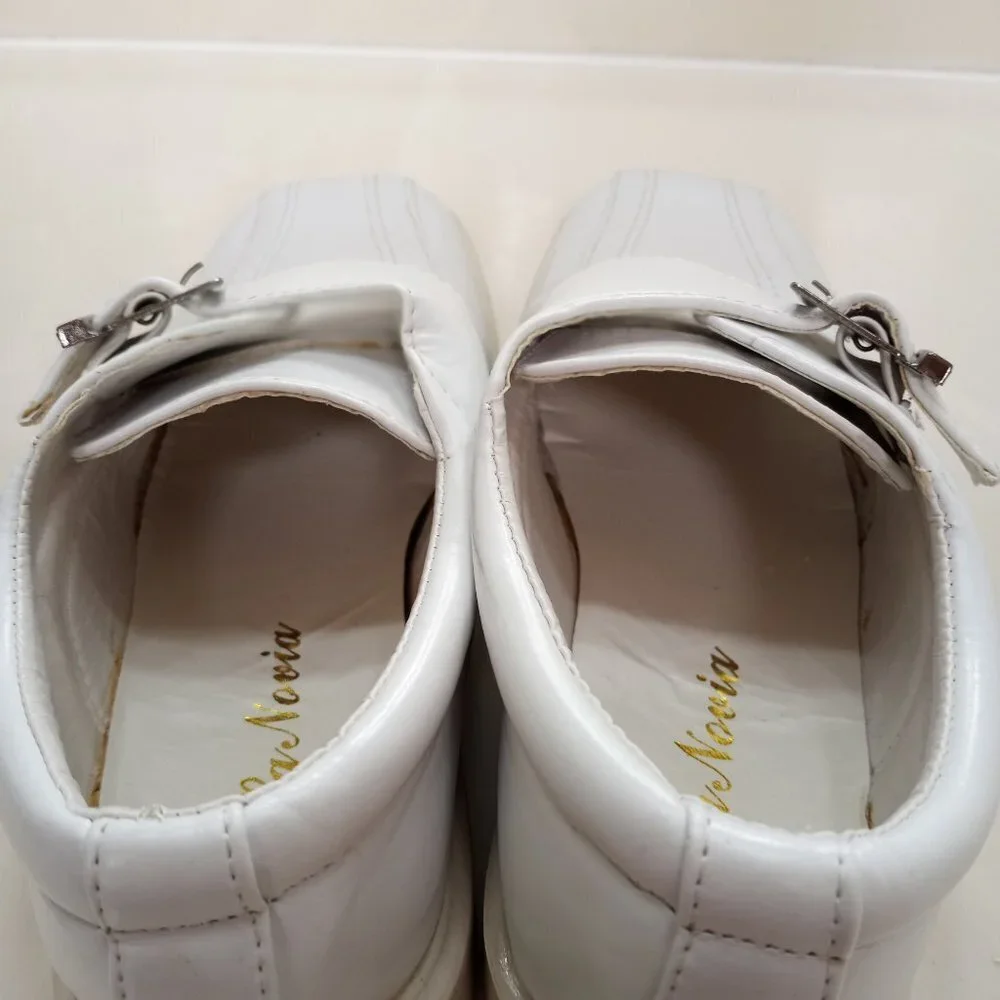 White Shoes - Boys Sz 2 . Formal Wedding, Baptism or First Holy Communion